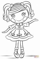 Lalaloopsy Coloring Draw Pages Doll Drawing Step Printable Kids Base Dot Baby sketch template