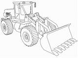 Coloring Loader Pages Bulldozer Dozer Excavator Front Backhoe End Wecoloringpage Truck Printable El Kids Print Getdrawings Ladle Caterpillar T530 Color sketch template