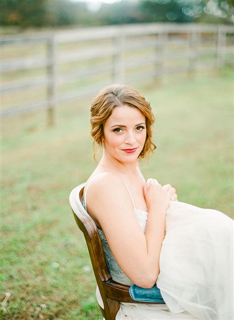 Romantic Ranch Bridal Portraits Glamour And Grace