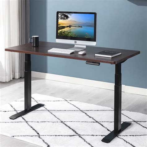 buy smax electric standing desk dual motor adjustable height desk seamless desktop  stage