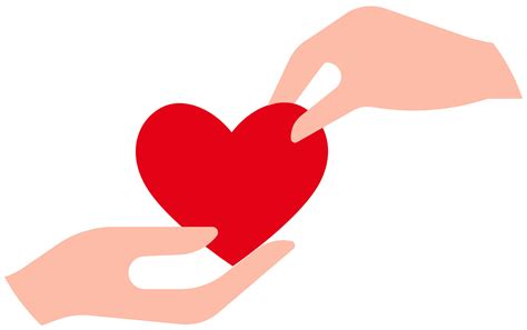 heart helping hand  png