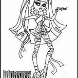 Monster High Cleo Coloring Nile Sheet Printable Sheets sketch template