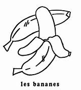 Banane sketch template