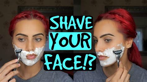 Shaving Your Face How To Get Rid Of Peach Fuzz Youtube