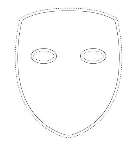 mask template mask template printable printable masks blank mask