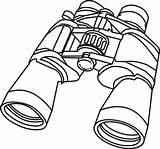 Binoculars Outline Objects Clipart 1111 Clip Search Graphics Classroomclipart Microphone Results sketch template