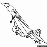 Concorde Ausmalbilder Jets Aircraft Airplanes Flugzeuge Kampfhubschrauber Bunte Fortsetzen sketch template