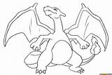 Charizard Pokemon Coloring Pages Print Printable Choose Board Draw Cartoon sketch template