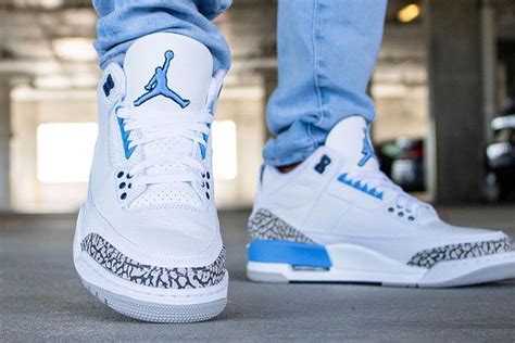 foot air jordan  unc sneaker freaker