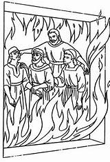 Abednego Bible Coloring Para Furnace Horno Shadrach Meshach Fuego Fiery Colorear Pages Daniel El Sadrac Mesac Niños School Kids La sketch template