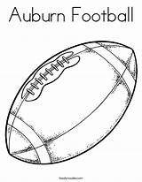 Auburn Coloring Football Built California Usa sketch template