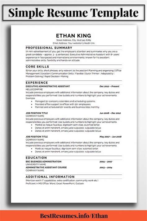 pin  resume tips objective