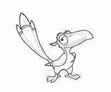 Zazu Coloring Pages Funny Lean Getcolorings Printable sketch template