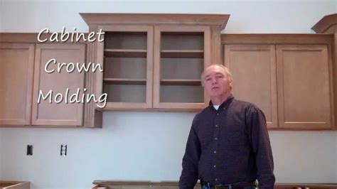 kitchen cabinet crown molding youtube
