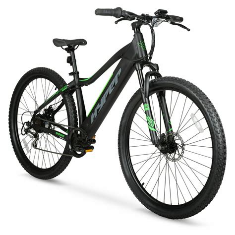 hyper bicycles mountain bike   wheels mens mtb ebike  volt  mile range pedal