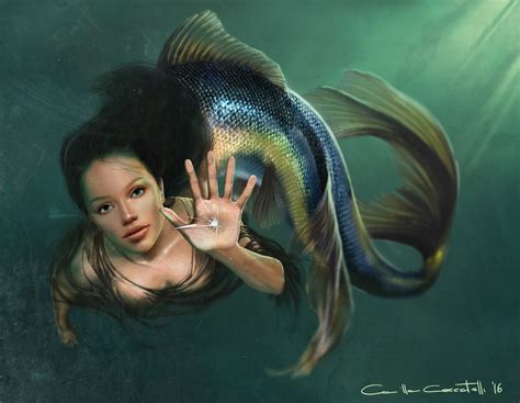 mermaid deep   behance