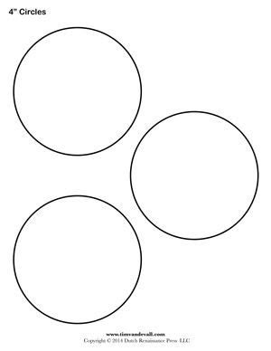 circle templates blank shape templates  printable  circle
