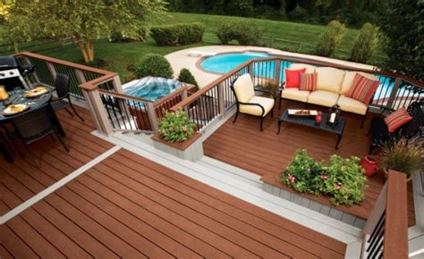 25 Cheap Above Ground Pool Deck Ideas On A Budget Inexpensive Pool