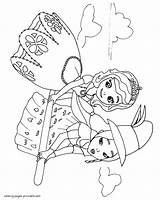 Coloring Pages Sofia First Printable Print Look Other sketch template