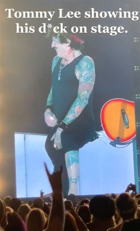 Tommy Lee ‘gets His Weiner Out’ On Stage But It Isn’t What You Think