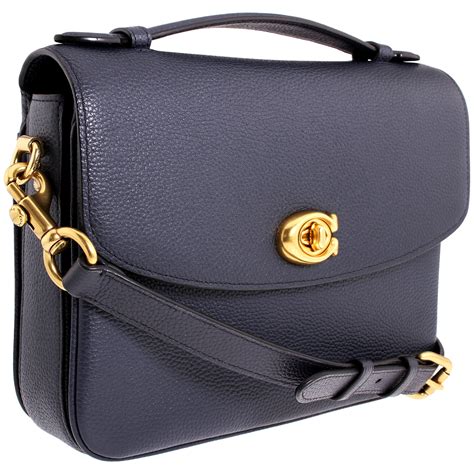 Coach Cassie Ladies Medium Blue Leather Crossbody Bag 68348b4bhp Ebay