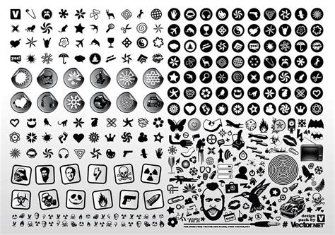 black white vector icons ai uidownload