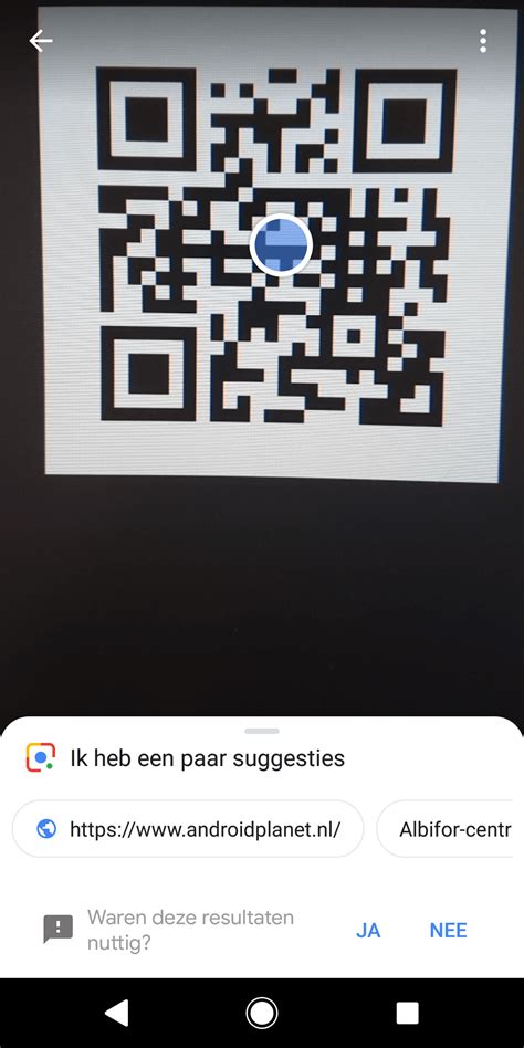 qr code scannen lukt niet