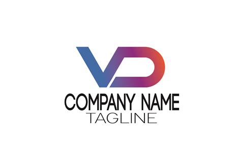 vd gradient logo freevecs