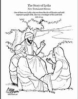 Lydia Dorcas Lessons Preschool Missionary Pauls Biblici Barnabas Bibbia Domenica Scolastiche sketch template
