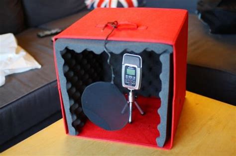 diy portable sound booth cheesycam