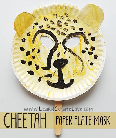 diy paper plate face mask crafts diy thought