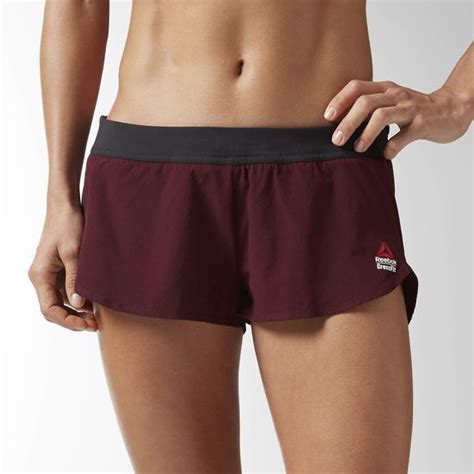 Reebok Crossfit Knw Shorty Short Purple Workout Shorts Women Gym