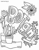 Botany Classroomdoodles Alley Stem Binder sketch template