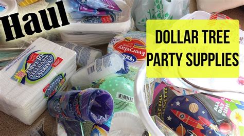 dollar tree birthday party supplies haul vlogmas