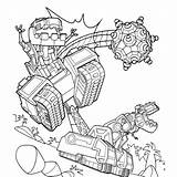 Dinotrux Lineart sketch template