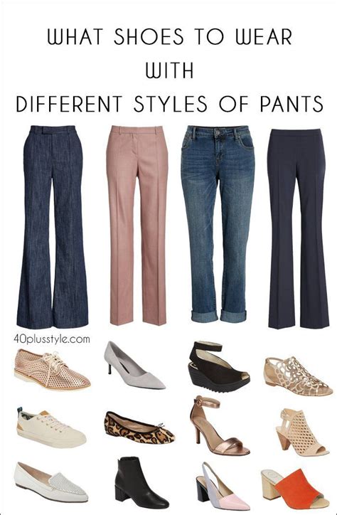 what shoes to wear with different styles of pants 40 style