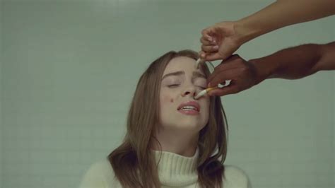 billie eilish suffocates  cigarette smoke   directed  video xanny lifewithoutandy