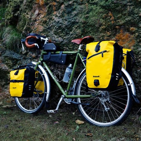 rhinowalk  bicycle pannier bag waterproof portable bike front wheel