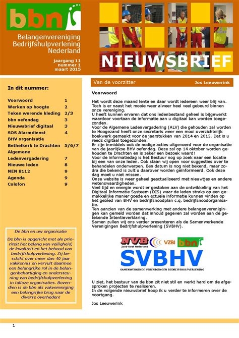 nieuwsbrief maart   belangenvereniging bedrijfshulpverlening nederland issuu