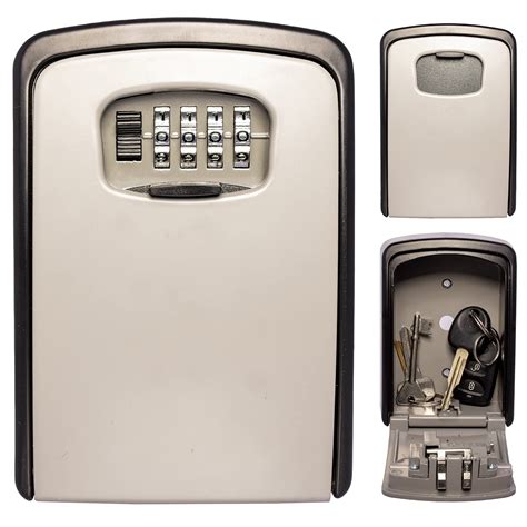 buy extra large wall ed key safe outdoor key box  wheel dial combination key lock box