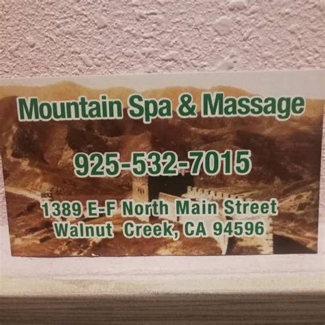 mountain spa massage massage spa  walnut creek