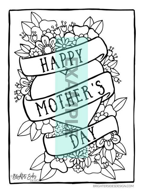 printable coloring page  mommothers day  images coloring