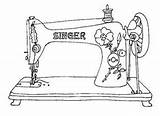 Sewing Machine Drawing Vintage Drawings Machines Singer Printables Clip Coloring Site Loads Has Great Tattoo Sew Paintingvalley Visit Embroidery Choose sketch template