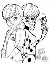 Miraculous Coloring Pages Ladybug Bug Marinette Lady Choose Board sketch template