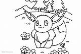 Coloring Eevee Pages Outdoor Printable Adults Kids sketch template