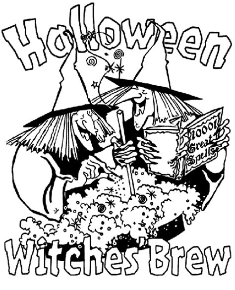 hudyarchuleta halloween witches  cat coloring pages