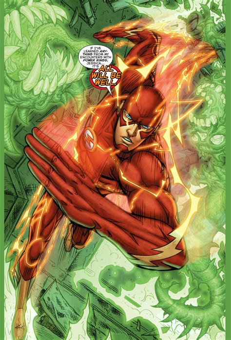 The Flash Helps Power Ring Control Her Power Comicnewbies
