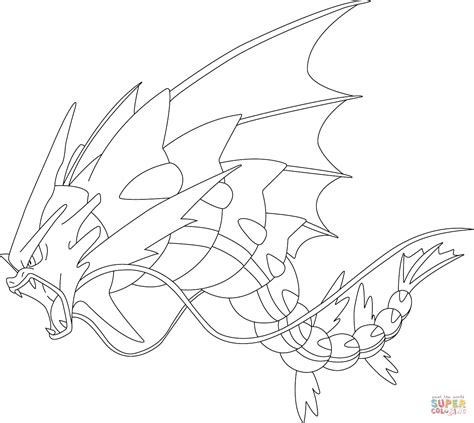 mega pokemon coloring pages  getcoloringscom  printable