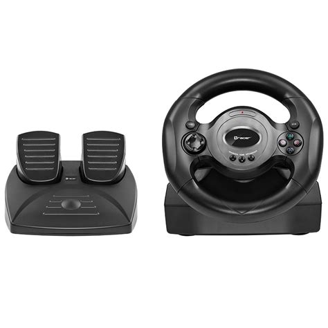 racing steering wheel vibrating gaming pc ps ps xbox   spring pedals uk ebay