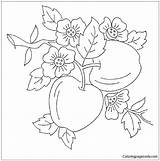 Apple Blossom Shopkins Coloring Pages Color sketch template